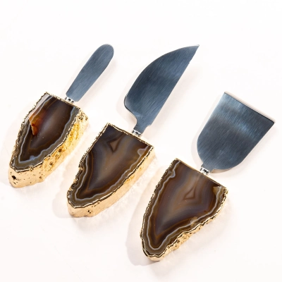 KIT UTENSÍLIOS QUEIJO AMBAR LINHA HOME