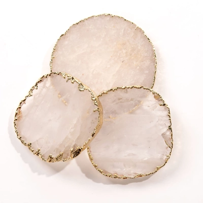 KIT VINHO QUARTZO BRANCO TRÊS PEÇAS - LINHA HOME