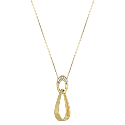 PINGENTE CONEXÃO EM OURO 18K COM DIAMANTES 0,035CT