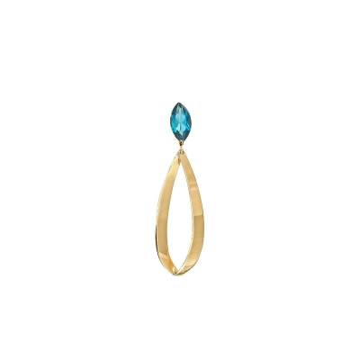 PINGENTE GOTA AMOR EM OURO 18K COM TOPÁZIO
