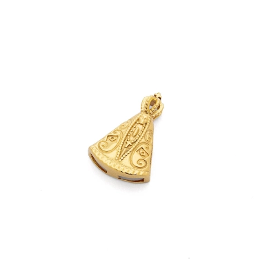 PINGENTE NOSSA SENHORA APARECIDA EM OURO 18K
