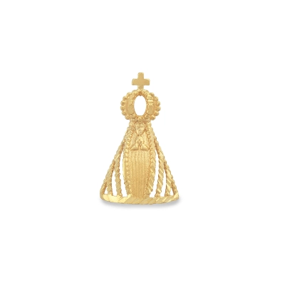 Pingente Nossa Senhora Aparecida Ouro 18k