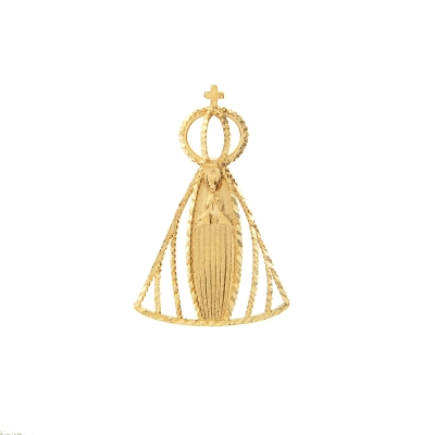 Pingente Nossa Senhora Aparecida Ouro 18k