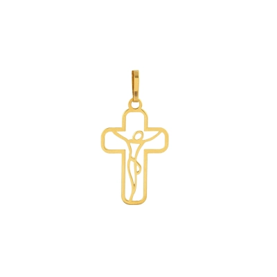 Pingente Próprio Crucifixo Ouro 18k