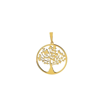 PINGENTE RAIZ ÁRVORE DA VIDA OURO 18K