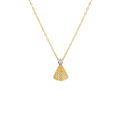 PINGENTE SERENA N.SRA APARECIDA MINI OURO 18K