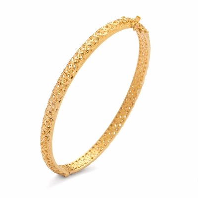 PULSEIRA BRACELETE DIAMANTADO EM OURO 18K