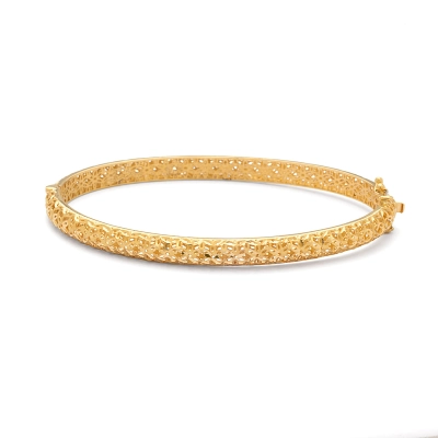 PULSEIRA BRACELETE DIAMANTADO EM OURO 18K