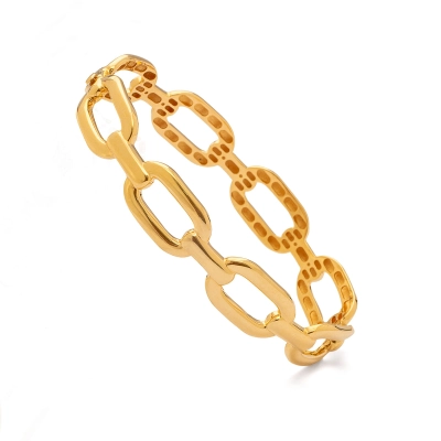 PULSEIRA EUFORIA BRACELETE ELOS EM OURO 18K