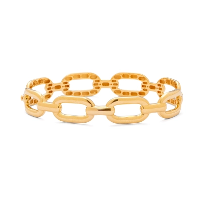 PULSEIRA EUFORIA BRACELETE ELOS EM OURO 18K