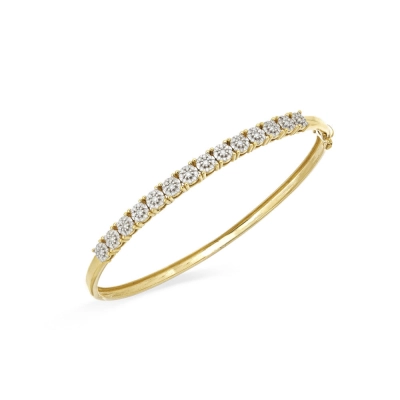 PULSEIRA BRACELETE FLORES EM OURO 18K COM DIAMANTES