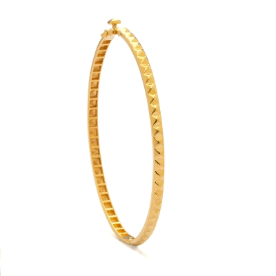 PULSEIRA BRACELETE SPIKE EM OURO 18K