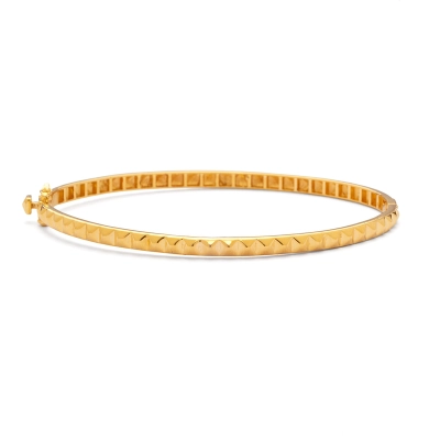 PULSEIRA BRACELETE SPIKE EM OURO 18K