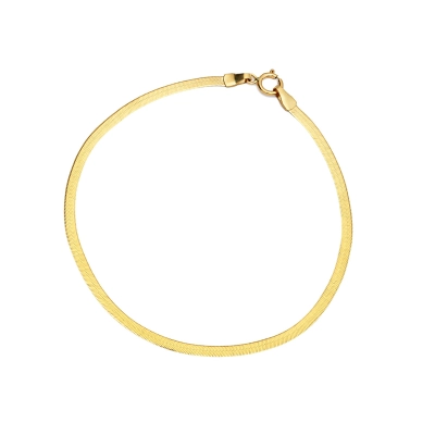 PULSEIRA CINTILAR FITA OURO 18K