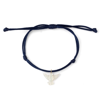 PULSEIRA REFÚGIO VIVO EM SEDA COM ESPÍRITO SANTO EM MADREPÉROLA