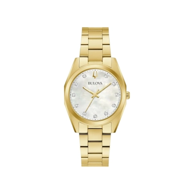 Relógio Bulova Surveyor com Diamantes e Madrepérola Feminino 97P172N