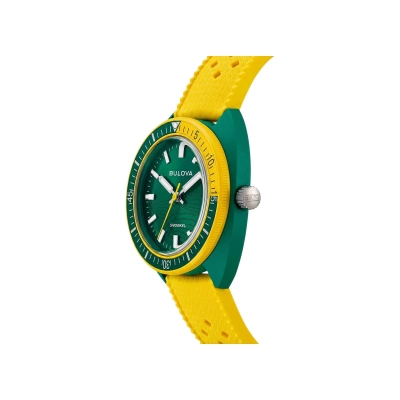 Relógio Bulova Snorkel Edição Especial Brasil World Cup 2026 Masculino 98F470N