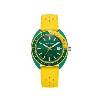Relógio Bulova Snorkel Edição Especial Brasil World Cup 2026 Masculino 98F470N