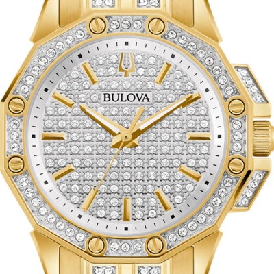 Relógio Bulova Octava Crystal Feminino 98L302N