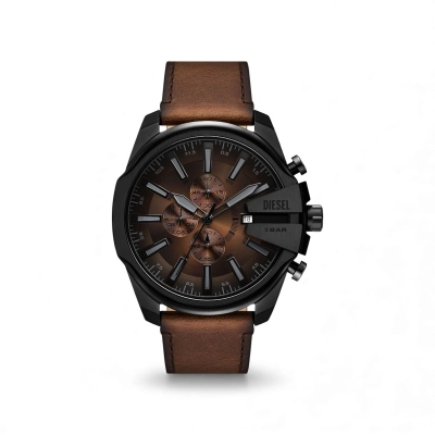RELÓGIO DIESEL MEGA CHIEF SLIM CHRONOGRAPH MASCULINO DZ4692B1 NINX