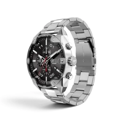 Relógio Diesel Spiked Cronógrafo Masculino DZ4709B1 P2SX