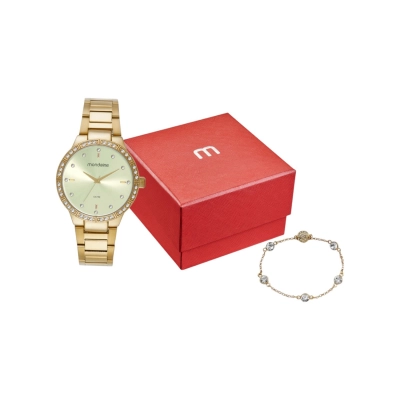 RELÓGIO KIT MONDAINE FEMININO 32832LPMKDE1K1