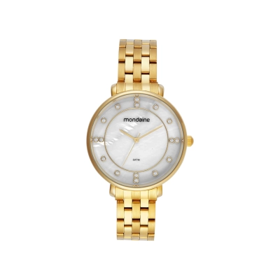 RELÓGIO KIT MONDAINE MADREPÉROLA FEMININO 32834LPMKDE1K1