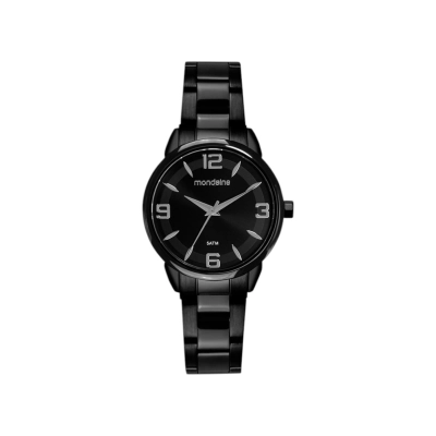 RELÓGIO MONDAINE CASUAL BLACK FEMININO 99869LPMVPE3