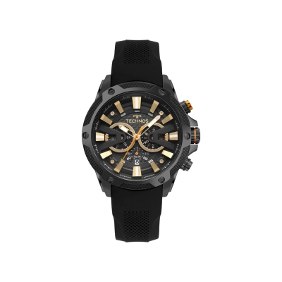 RELÓGIO  TECHNOS CARBON MASCULINO JS25BCV/2P