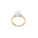ANEL DELICADEZA PÉROLAS OURO 18K COM DIAMANTES