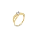 ANEL ÍNTIMO FIOS OURO 18K COM DIAMANTES