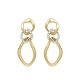 BRINCO ZELO CORRENTE EM OURO 18K COM DIAMANTES 0,27CT.