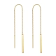 BRINCO PENDURADO PLACA EM OURO 18K