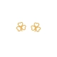 BRINCO TREVO EM OURO 18K
