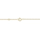 COLAR ARO TORCIDO EM OURO 18K 32CM