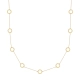 COLAR DISCO VAZADO EM OURO 18K 60CM