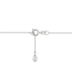 Gargantilha Gota Em Ouro Branco 18k Com Turmalina Paraíba e Diamantes 0,06cts 47cm.