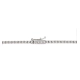 COLAR MEIA RIVIERA DEGRADÊ EM OURO BRANCO 18K COM DIAMANTES 3,5CT