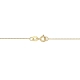 COLAR TREVO AMETISTA EM OURO 18K 45CM