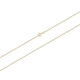 CORDÃO CADEADO EM OURO 18K 60CM