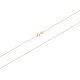 CORDÃO CADEADO EM OURO 18K 60CM
