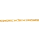 CORDÃO CADEADO DUPLO EM OURO 18K 60CM
