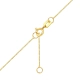 COLAR PONTO DE LUZ OURO 18K DIAMANTE 45CM 0,05CT