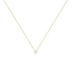 COLAR PONTO DE LUZ OURO 18K DIAMANTE 45CM 0,05CT