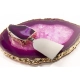 KIT QUEIJO COM ESPÁTULA ROSA BASE N9 ÁGATA - LINHA HOME