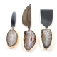 KIT UTENSÍLIOS QUEIJO CRISTAL ÁGATA - LINHA HOME