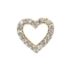 PIERCING CORAÇÃO EM OURO 18K COM DIAMANTES 0,06CT