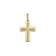 PINGENTE CRUZ PAI/FILHO/ESPÍRITO SANTO EM OURO 18K