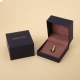 PINGENTE NSRA APARECIDA MINI EM OURO 18K COM SAFIRAS 0,048CT