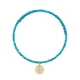 PULSEIRA APATITA PLACA SÃO BENTO OURO 18K